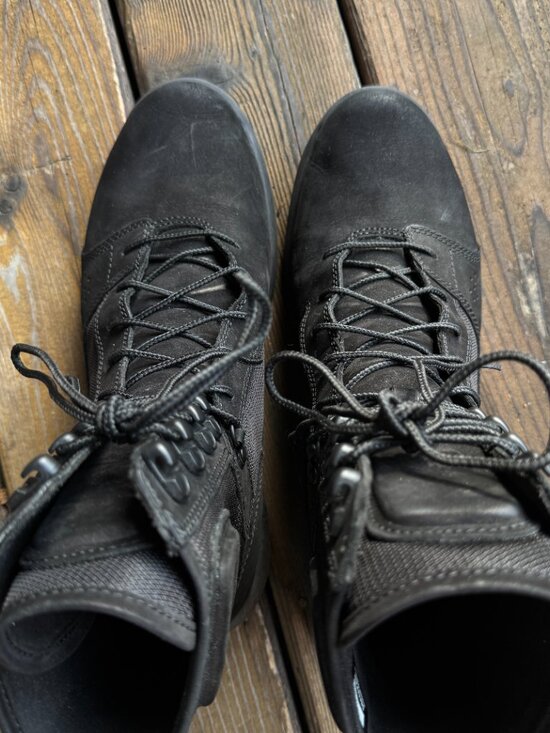 TIMBERLAND LMT RELEASE BLACK FLYROAM TACTICAL LACE UP LEATHER BOOT - MENS 11 main image 5